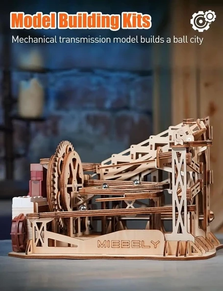 Miebely 3D Ahşap El Sanatları Puzzle - 5