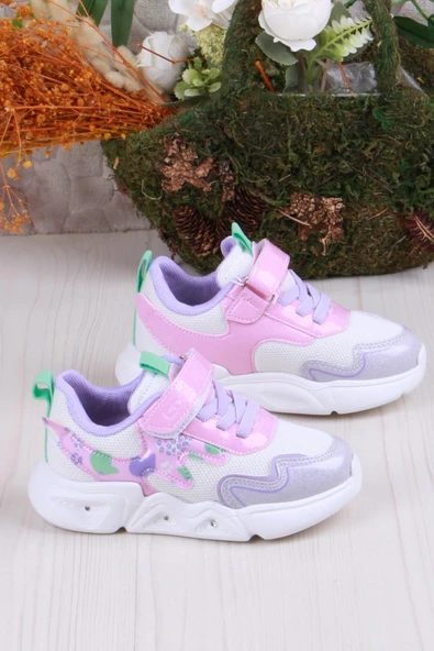 Fort Cool Zeta Anatomik Rahat Hafif Işıklı Kız Çocuk Ayakkabı - Resim 2