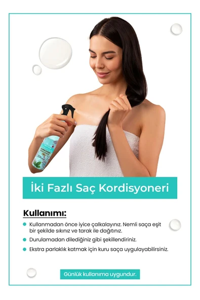 Çift Fazlı Kinoa & Kenevir Kondisyoner Fön Suyu 400 ML - mrfs - 4