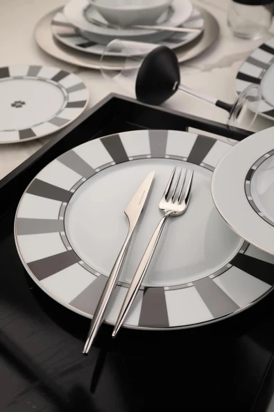 Kütahya Porselen Leonberg Yemek Takımı 27 Parça 6 Kişilik LB27YT43012688 - 5