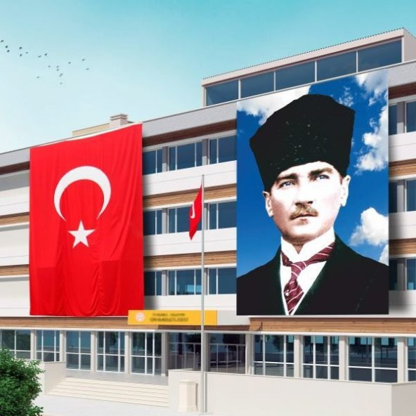 600x900 Atatürk Posteri ve Türk Bayrağı Raşel Kumaş-4