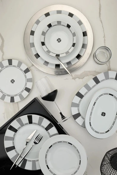 Kütahya Porselen Leonberg Yemek Takımı 27 Parça 6 Kişilik LB27YT43012688 - 3