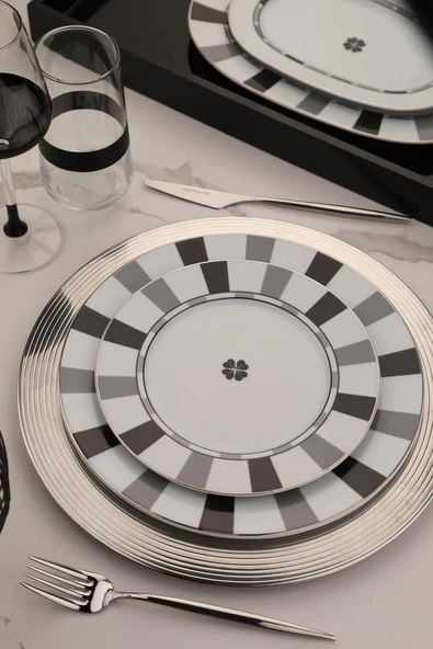 Kütahya Porselen Leonberg Yemek Takımı 27 Parça 6 Kişilik LB27YT43012688 - 4