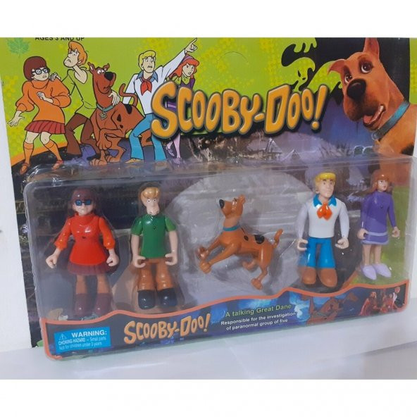 OYUNCAK SCOOBY DOO FİGÜRLERİ SHAGGY ROGERS FRED JONES VELMA DİNK - 2
