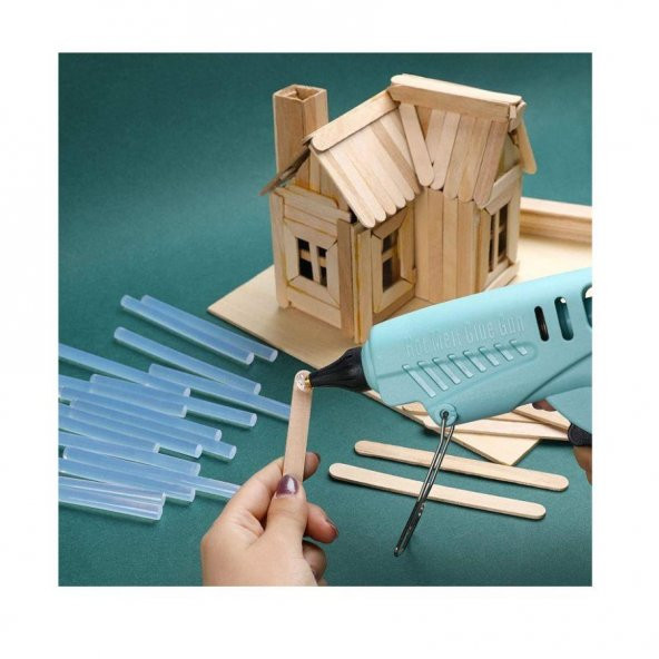 Dil Çubuğu 500 Adet Abeslang Naturel Geniş Jumbo Maket Hobi Okul 500 Parça Dil Basma Çubuğu Dondurma Çubuğu - 2