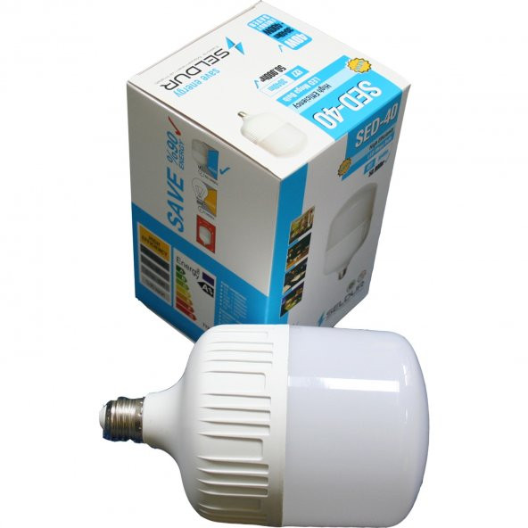 Seldur Büyük Boy Torch LED Beyaz Ampul 40W E27 Duy