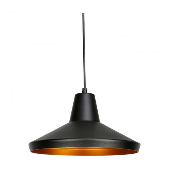 Seldur Dekoratif Retro Sarkıt Avize Siyah 30 cm