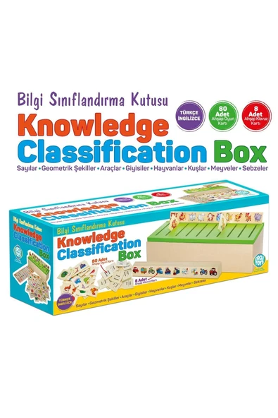 Ahşap Bilgi Sınıflandırma Kutusu Knowledge Classification Box - 6