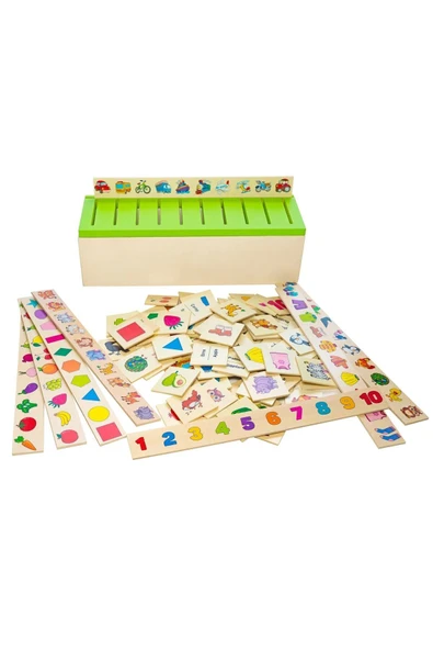 Ahşap Bilgi Sınıflandırma Kutusu Knowledge Classification Box - 5