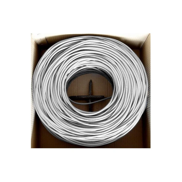 FRISBY FR-CAT601 305MT 0.58MM 23AWG CAT6 UTP KABLO GRİ - 2