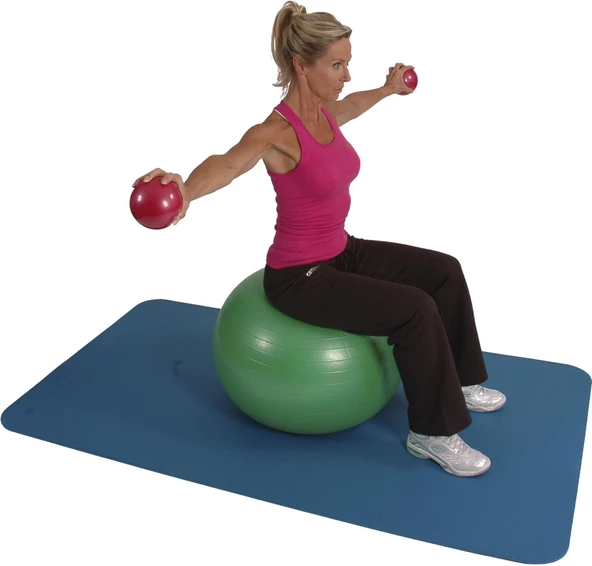 MAXİ SOFTMEDS MİNİ AĞIRLIK VE SAĞLIK TOPU KIRMIZI RENK TOP 1.5 KG - 2