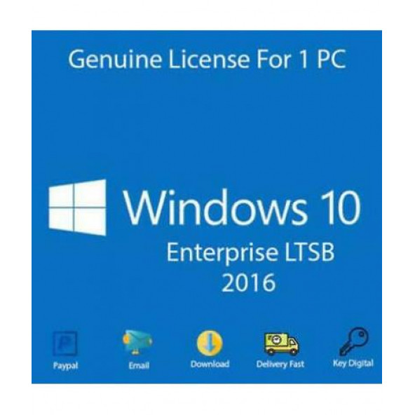 Windows 10 Enterprise 2016 LTSB Dijital Lisans