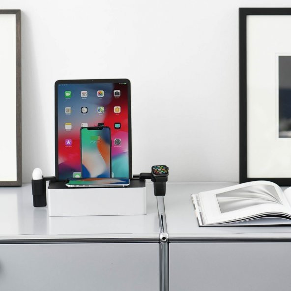 Alldock Wireless Kablosuz Alu Gümüş / Siyah test - 3