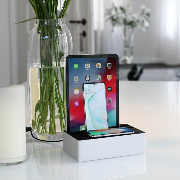 Alldock Wireless Kablosuz Alu Gümüş / Siyah test - 4
