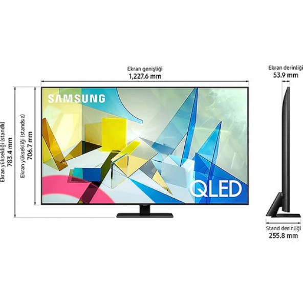 Samsung 55Q80T 55" 139 Ekran Uydu Alıcılı 4K Ultra HD Smart QLED TV - 4