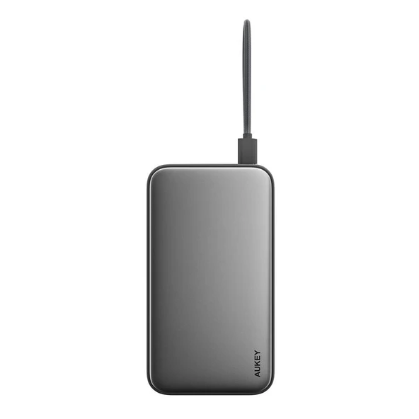AUKEY PB-Y48-GY 100W 20000 MAH PD DAHİLİ TYPE-C KABLOLU POWERBANK - 2