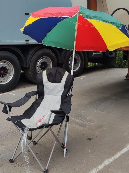 Hsyn Kamp Sandalyesi Için Şemsiye Tutucu T5412505 Akdenizpos Yeni