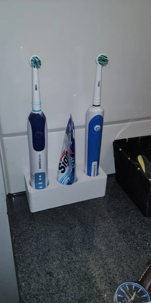 Hsyn Diş Fırçası Ve Diş Macunu Standı / Tutucusu T3020652 Akdenizpos Yeni