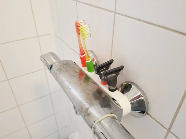 Hsyn Basit Diş Fırçası/Tıraş Makinesi Tutucu T4195437 Akdenizpos Yeni