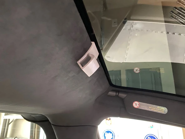 Hsyn Tesla Model X Için Güneş Gözlüğü Klipsi Tutucusu T4538001 Akdenizpos Yeni