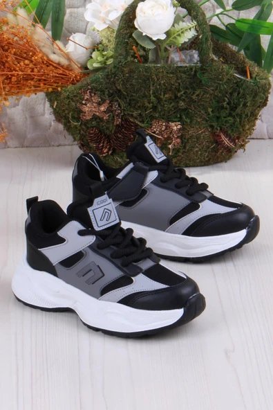 Fort Cool Birian Rahat Hafif Çırtlı Bağcıklı Çocuk Ayakkabı