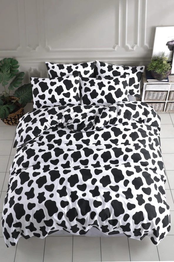 Cow Ranforce Çift Kişilik Nevresim Takımı