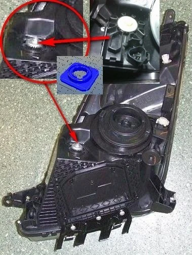Hsyn Toyota Prius Mk Ii (2004-2006) Için Far Ayarı Montajı Için Adaptör T985257 Akdenizpos Yeni