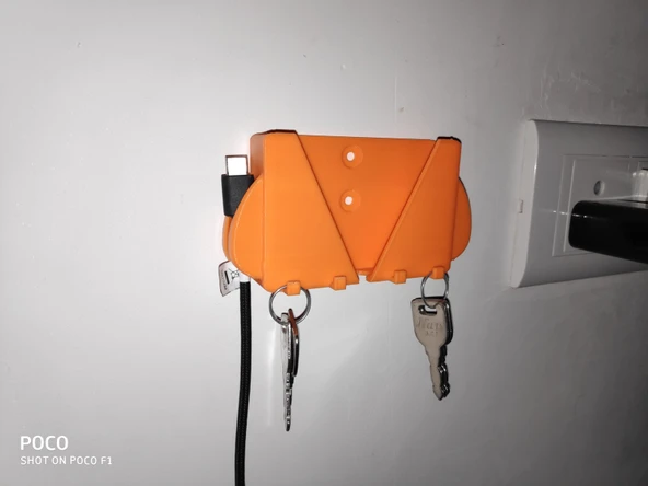 Hsyn Usb Kablo Tutucusu Ve Anahtarlıklı Akıllı Telefon Tutucusu T4141372 Akdenizpos Yeni - 3