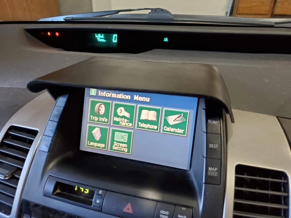 Hsyn Prius Gen 2 Mfd Ekran Vizör Başlığı T3766597 Akdenizpos Yeni