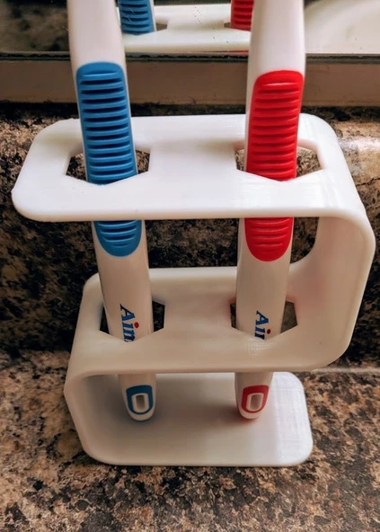 Hsyn 2 Kişilik Diş Fırçası Tutucusu T3347883 Akdenizpos Yeni