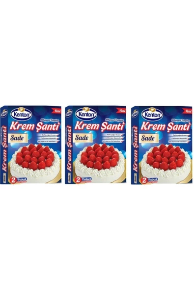 KENTON Krem Şanti Sade 150 Gr X 3 Adet ürün görseli 1