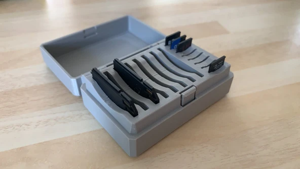 Hsyn Menteşeli Sd Ve Micro Sd Kart Kutusu - 16 Yuva Gri 5407677 Akdenizpos Yeni