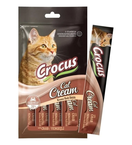 Crocus Yengeçli Krema Kedi Ödülü 4x15 Gr