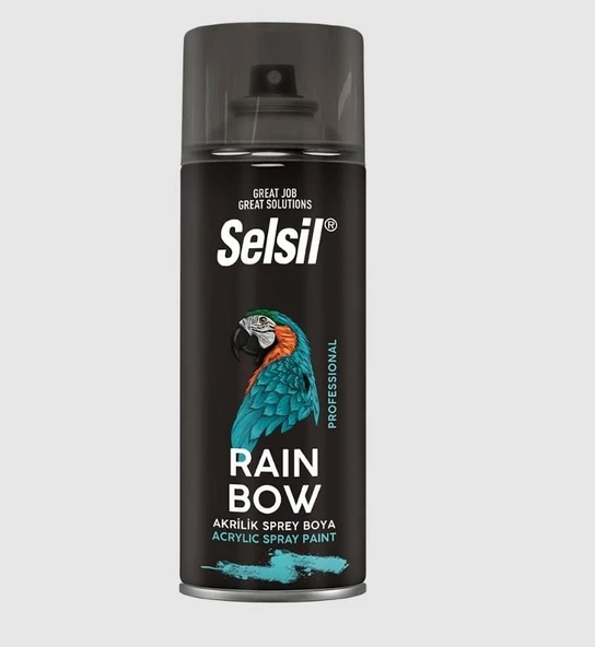 Selsil Rainbow Akrilik Sprey Boya 1016 Limon Sarı