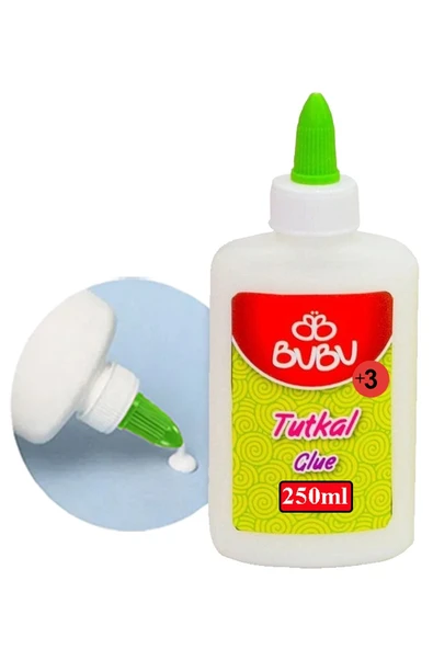Beyaz Tutkal 250 ml 1 Adet Bubu Beyaz Mobilya Tutkalı 300 gr Ahşap Tutkalı Su Bazlı Çok Amaçlı Beyaz Tutkal
