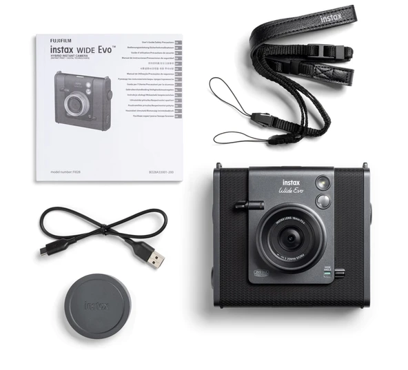 Fujifilm Instax Wide Evo Siyah Fotoğraf Makinesi - 5