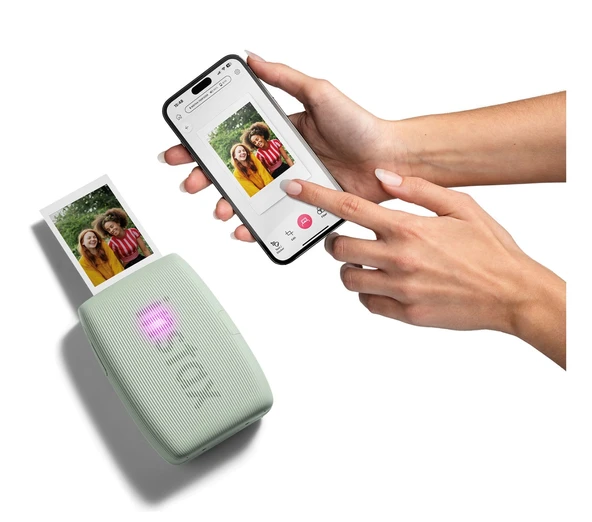 Fujifilm Instax mini Link 3 Yeşil Akıllı Telefon Yazıcısı Beyaz Çanta ve 20'li Mini Film - 4