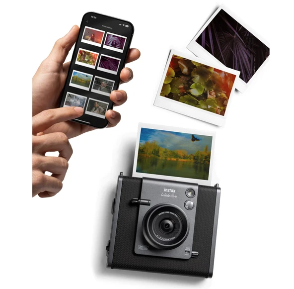 Fujifilm Instax Wide Evo Siyah Fotoğraf Makinesi - 8