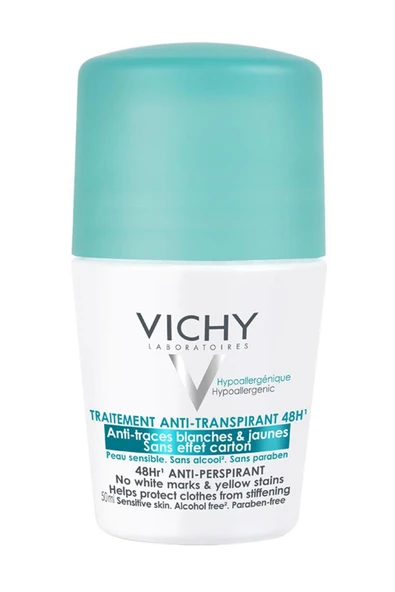 Vichy Anti Transpirant 48H Terleme Karşıtı İz Bırakmayan Roll On 50 ml - 1
