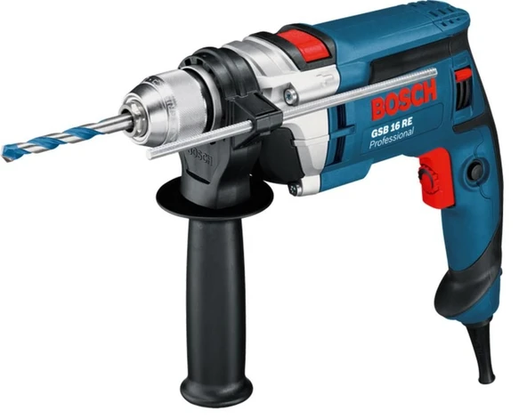Bosch GSB 16 RE Darbeli Matkap 750 Watt - 1