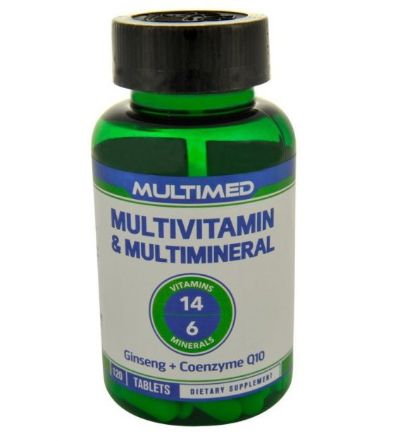 Multimed Multıvitamin&Multimineral 120 Tablet - PttAVM