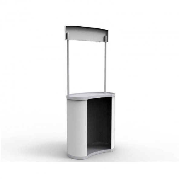 Oval Tanıtım Standı Tattırım Standı Teşhir Standı Fasulye Stand - 3