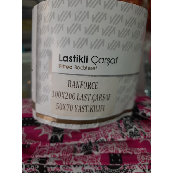 VAROL TEKSTİL -T. KİŞİLİK  FİTTED ÇARŞAF VE YASTIK KILIFI - ÇARŞAF 100 X 200 cm - YASTIK KILIFI 50 X 70 cm - 4