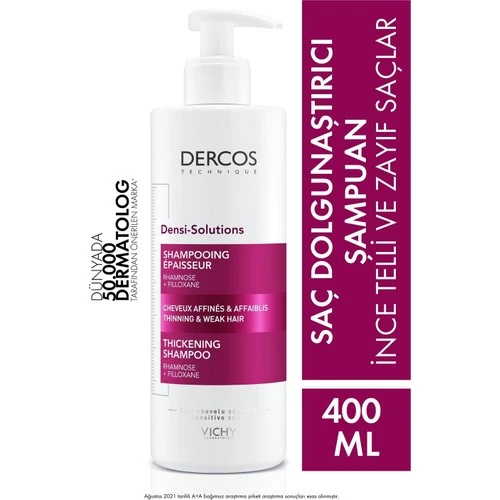 Vichy Dercos Densi-Solution İnce ve Zayıf Saçlar İçin Şampuan 400 ml