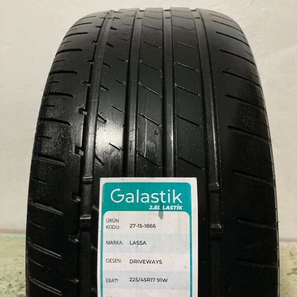 225/45R17 91W Lassa Driveways İkinci El Yaz Lastiği - 2