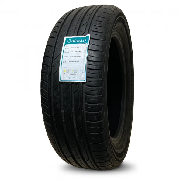 195/60R16 89H Bridgestone Turanza T001 İkinci El Yaz Lastiği