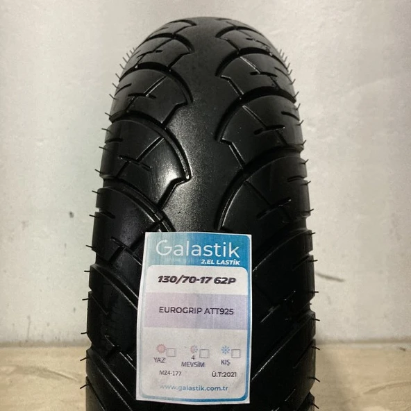 Eurogrip 130/70-17 62P ATT925 İkinci el motosiklet lastiği - 2