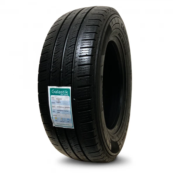 225/65R16C 112/110Rr Pirelli Carrier A/S M+S 3Pmsf İkinci El 4 Mevsim Lastik
