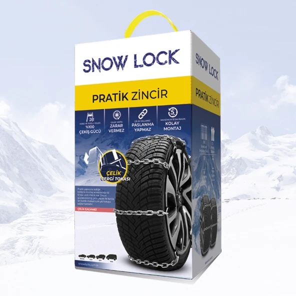 SnowLock 235/35R19 Pratik Kar Zinciri - Resim 2