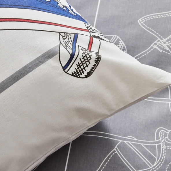 Karaca Home Young Barton %100 Pamuk Tek Kişilik Nevresim Takımı Fitted - 5
